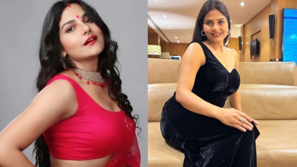 hema sharma hot looks