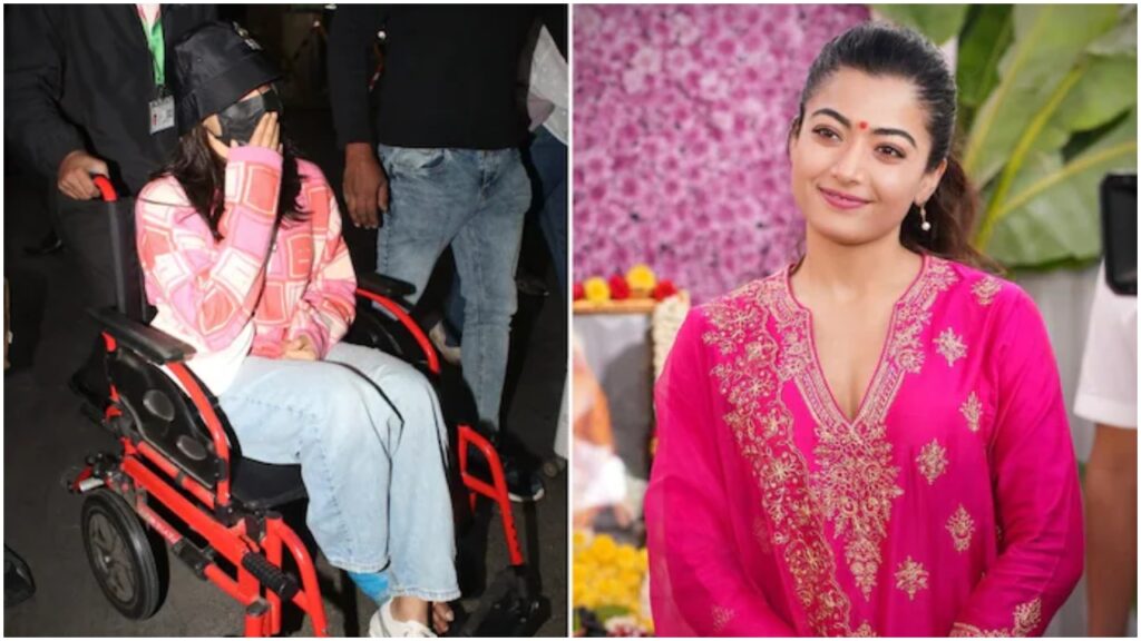 Rashmika Mandana Wheelchair